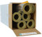 Scorprotect® voller Karton Alukaschierte Rohrschale Rohrisolierung Steinwolle mit 0.040 Wärmeleitfähigkeit (Steinwolle, 89 x 30 mm x 1 Meter)