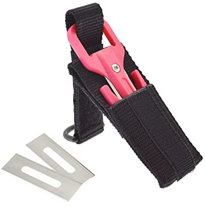 SPORTARC Clean-UP - Cortador de línea de herramientas, corte de buceo, cuchilla especial, cortador de línea subacuático, equipo secante, color rosa