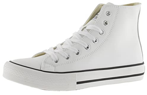 victoria Botín Tribu 1065175 | Efecto Piel & Cordones Blancos para Mujer