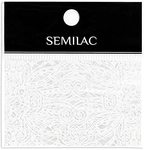 15 Semilac White Lace Transferfolie