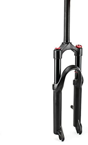ZECHAO 100mm Reise Fahrrad Federung Vorne Gabel,20inch Air Mountain Bike Federgabeln 9 * 100mm Achse Schnellspanner 1-1/8 Fahrrad Federgabel