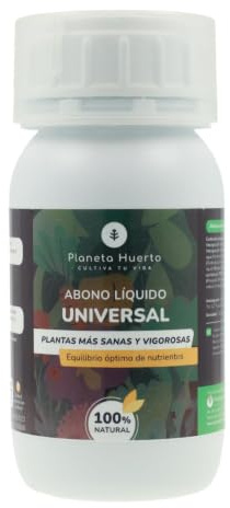 Planeta HUERTO | Abono Líquido Universa 250 ml Fertilizante Líquido Todo en Uno - Abono para Plantas de Interior y Exterior