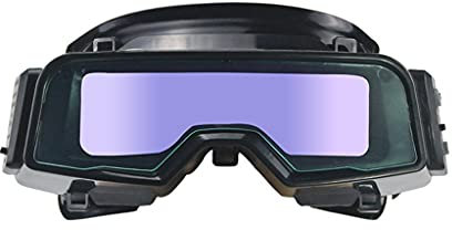 Adjustable Auto Darkening Welder Goggles Safety Protective Welder Glasses Mask Welder Glasses Helmet for TIG MIG Auto Darkening Welder Goggles Auto Darkening Adjustable Sensitivety with Mask