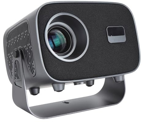 Proiettore 4K per Android TV 11.0, WIFI 6 e Bluetooth 5.3 Videoproiettore da Soffitto con Messa a Fuoco Elettrica con Interfacce USB HDMI e Supporto Regolabile a 360° (Spina