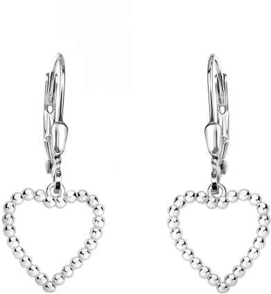 SOFIA MILANI - Damen Ohrringe 925 Silber - Herz Ohrhänger - E2816