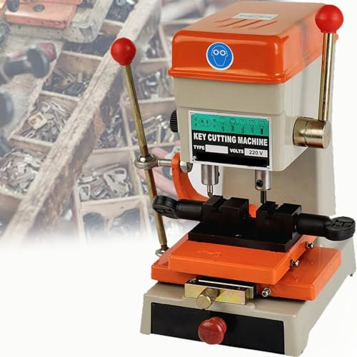 YXFAZPP Key Cutting Machine,Vertical Key Cutting Machine,Key Milling Machine,Locksmith Equipment,Professional Locksmith Tools,For Door And Car Lock Key (220V)