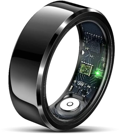 Beafon, Felixx SR6 Bague Intelligente, Taille 12 (67,2 mm), Suivi de Fitness, fréquence Cardiaque, Surveillance de la Pression artérielle, podomètre, IP68, Bluetooth, Acier Inoxydable, avec boîte de