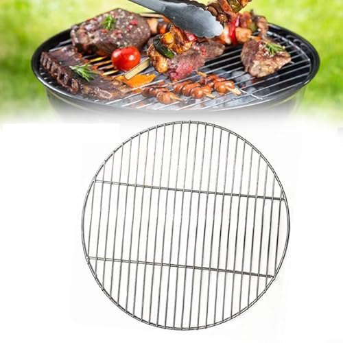 Rete di ricambio in acciaio inox, griglia rotonda per barbecue, 30/35/40 cm, griglia per barbecue all'aperto per pellet, gas (35 cm)