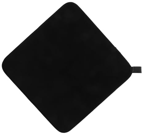 DIYEAH Tappetino anti-slip della macchina da caffè cialde per caffettiere tappetino per caffettiera per lavoro tappetini per macchine da caffè Panno tecnologico Nero