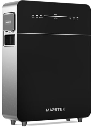 MARSTEK Venus E 3.0, 5120 Wh Stromspeicher für Balkonkraftwerk, AC-gekoppelter Solarspeicher mit Notstrom, 2500W Lade-/Entladeleistung, IP65, App-gesteuert, erweiterbar auf 15,36 kWh, Venus E 3.0
