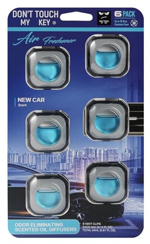 XUKEY Auto Lufterfrischer 6X4 ml Neues Auto Autoduft Innenraum Auto Duft | Autoduft Neuwagen, Auto Parfüm, Luftreiniger Duftspender, Car Air Freshener Innenraum, New Car