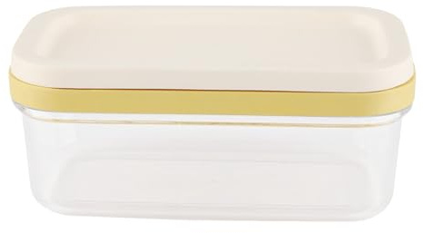 HEEPDD Caja de Mantequilla de Plástico, Recipiente para Mantequilla de Primera Calidad con Tapa Sellada para Fácil Almacenamiento y Corte, Cocina Esencial para Chefs Domésticos