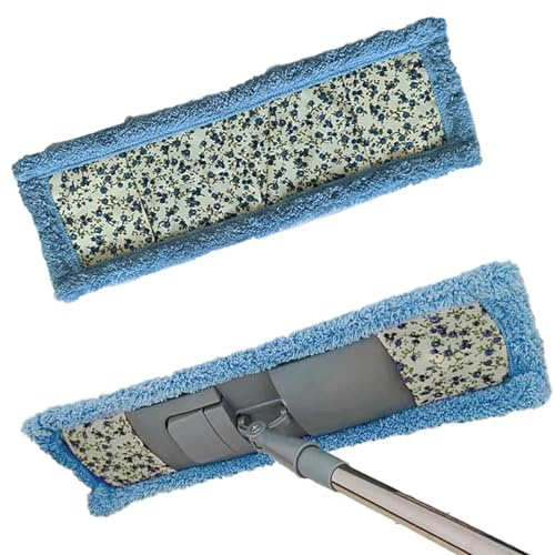 Fregona para Limpieza de Suelos | Mango Largo con Ángulo Ajustable | Accesorios de Limpieza para Suelos laminados - para Azulejos, Laminado, techos, Ventanas, Paredes, Esquinas, hogar y
