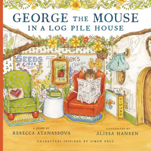 George the Mouse in a Log Pile House: 1