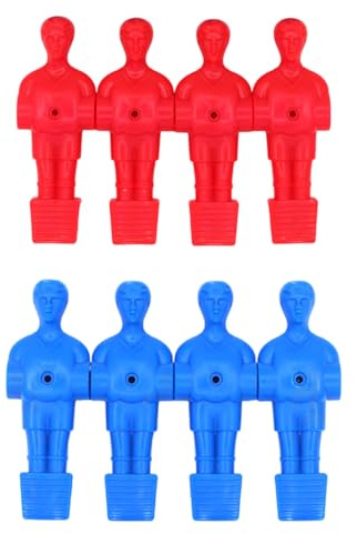 Tsophreniq Juego de 8 figuras de futbolín de repuesto, figuras de futbolín, accesorios de futbolín, estatua de futbolín