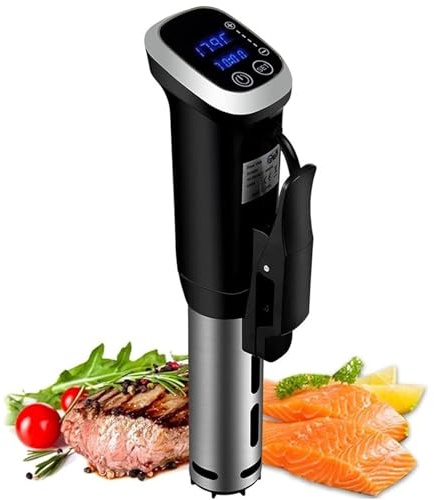 Vakuumkit, 1 200 W, professionell termisk cirkulationskokare med digital display, exakt temperaturkontroll och IPX7 vattentät design, för hotell, västerländska restauranger