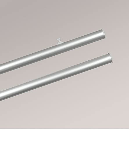 LYSEL® Schiebegardine Klemmleisten Set für Oben und unten Breite: 60cm Höhe: 2cm