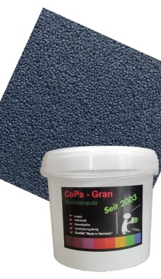 H+V Paul Kamm® Buntsteinputz Mosaikputz 1-2mm SOP1 Anthrazit Wandputz - Hergestellt in Bayern -