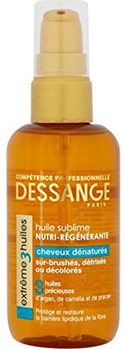 Dessange Paris Compétences Professionnelles Huile Sublime Nutri-Régénérante 100ml (lot de 2)