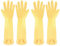 Discoball 2 Pairs Rubber Cleaning Gloves Non-slip Kitchen Dishwashing Household Glove, Long Sleeve, Reuseable