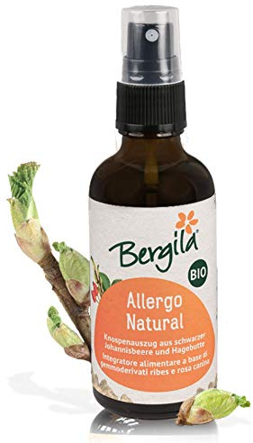 Bergila Gemmoderivato Allergo Natural 50 ml bio - tintura madre - 100% naturale di materia prima biologica - qualità controllata e certificata