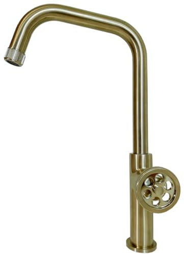 Essebagno Indus Spültischmischer gebürstetes Gold