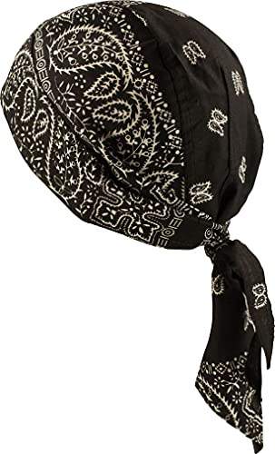 fashionchimp Zandana aus 100% Baumwolle, Bandana-Kopftuch, Bikertuch für Damen und Herren, Muster-Print