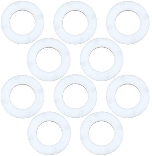 AERZETIX - C48568 - Juego de 10 Arandelas planas de poliamida/PA/nylon M16 Ø exterior 30mm espesor 3mm - DIN 125
