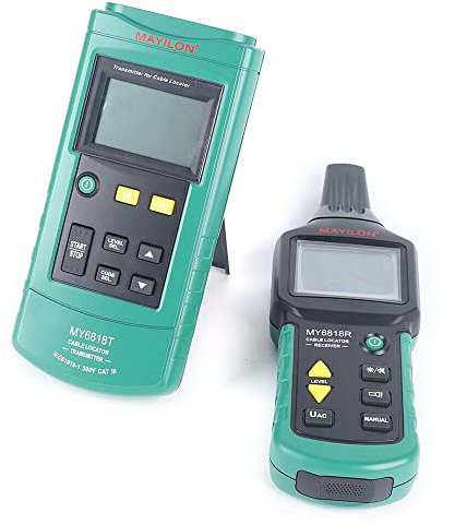 Kabel-Detektor Leitungssuchgerät Kabelsucher Kabeltester Leitungsfinder Kabeldetektor Fehlerdetektor MY6818 AC/DC 12-400V