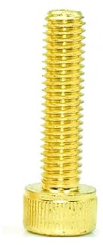50pcs M4 Screws Hexagon Bolts Head Cap Screws 12.9 Grade Allen Screws Cup Head Hex Socket Gold (12mm)