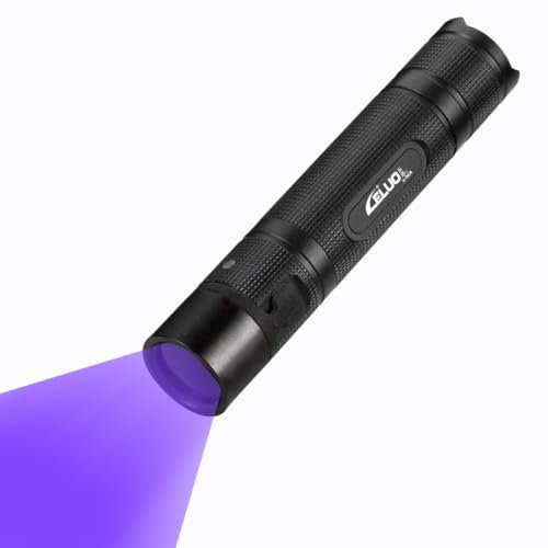 LELUOHQ Linternas UV recargables de 365 nm
