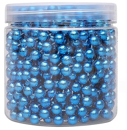 Perlenband 8M, Weihnachtsbaum Perlenkette Perlengirlande Kunstperlen Perlen Kunststoff Perlenschnur Weihnachtskette für Christbaumschmuck Perlenkette DIY Handwerk Basteln Party Tischdeko Hochzeit