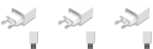 Tyatocepy 3X Repetidor de Señal Tuya ZigBee 3,0, Extensor USB para Dispositivos ZigBee2MQTT, Asistente Doméstico de, Automatización Deconz, Enchufe Europeo
