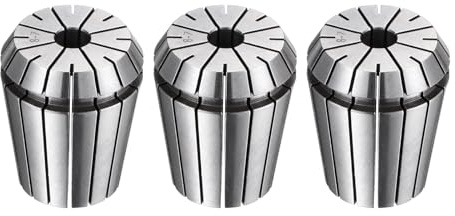 sourcing map 3 Pcs ER32 8mm Spring Collet Chuck High Precision 0.015mm for CNC Engraving Machine Lathe Milling Tool