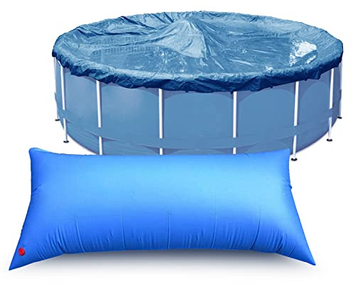Coussin Piscine Hivernage Rectangle 8×4ft, Flotteur Hivernage Piscine, Coussin Gonflable Hiver, Ballon Hivernage Piscine Hors Sol, Accessoires Piscine pour Bache Oreiller Piscine Antigel (1 Pièces)