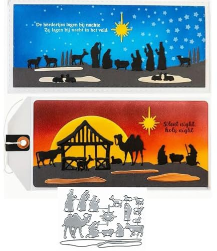 Metall-Stanzformen mit Weihnachtsglocken, Motiv: Frühlings-Sonnenblume, Blätter, Stanzschablonen für Bastelarbeiten, Scrapbooking, Alben, dekorative Prägepapier-Stanzformen für Kartenherstellung