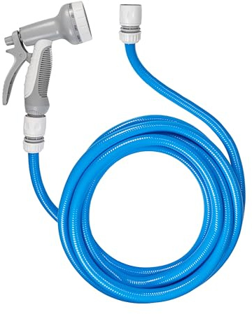 AP Supplies Cold Water Dog Shower Kit, 5m Hose, Blue