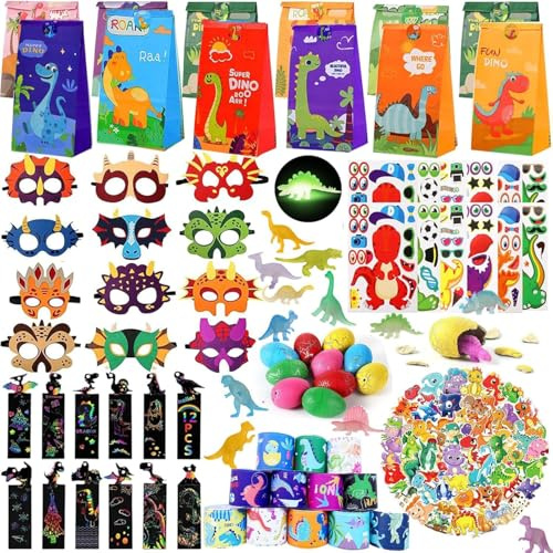 Ainvliya Mitgebsel Kindergeburtstag, Gastgeschenk Kindergeburtstag Party Deko Mitgebsel Schlüsselschnalle Tattoo Aufkleber Geschenktüten Schnapparmband Kinder Geburtstagsdeko
