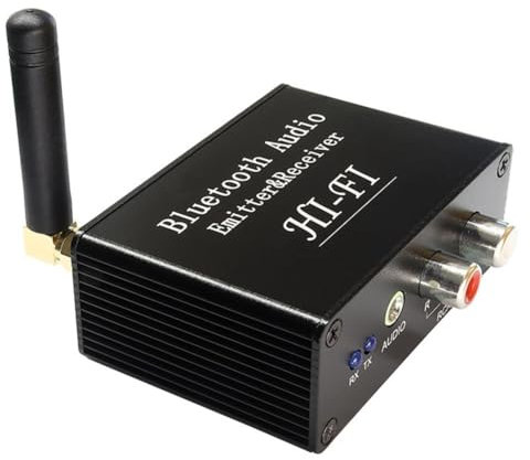 Rtauhife Receptor Emisor de Audio Bluetooth 5.3 Transmisor Receptor Adaptador de Audio Inalámbrico Estéreo