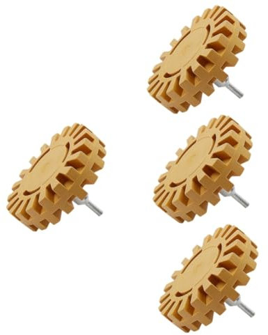 Gadpiparty 4 Pezzi 4 Rimuovere La Ruota Di Gomma Detergente Per Ruote Decalcomanie Per Le Auto Spray Lucidante Per Pneumatici Remover Adesivo Spazzola Per Ruote Auto Automobile Gomma Speciale