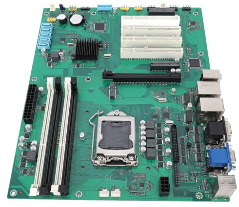 Elprico ¡ B85A02 Placa Base Industrial, Placa Base ATX con LGA 1150 Socket para CPU de 4ª Generación, DDR3, PCIe 3,0, PCI 2X, Puertos LPT COM