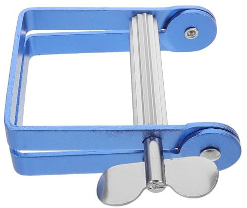 VALICLUD Aluminum Alloy Toothpaste Tube Squeezer Manual Rolling Metal Cream and Hair Color Tube Roller for Bathroom Vanity Effortless Precise Squeezing Tool