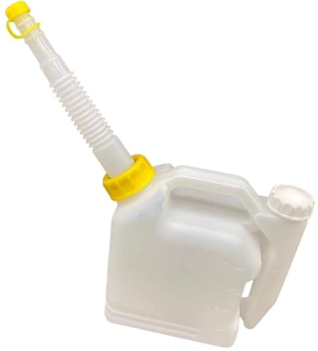 MotiveTech Vaso Medidor de Aceite para Vehículos de Motor con Boquilla Larga, 1.5l
