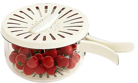 Per Il Lavaggio Della Frutta | Scolaverdure 2 In 1 | Colino Per Conservazione Frutta | Per La Cottura Casa Ristorante Frigorifero Dispensa Armadio