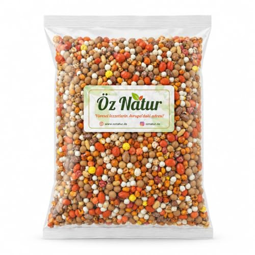 Öz Natur Nussmischung mit Gerösteten Kichererbsen, Erdnüssen und Mais, 5kg