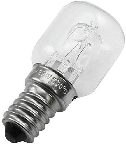 WOVELOT E14 Ampoule Haute Température 500 Degrés 25W Halogène Bulle Ampoule de Four E14 250V 25W Ampoule à Quartz