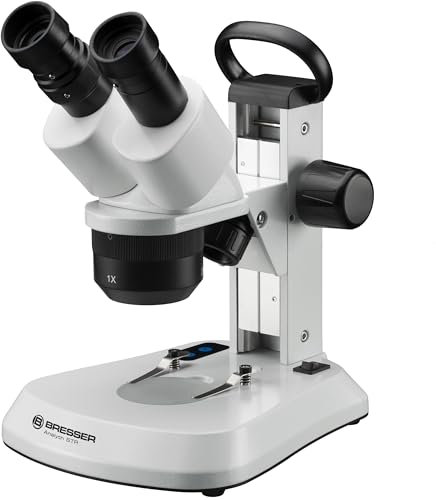 Bresser Mikroskop Analyth STR 10x - 40x Stereo Auflicht- und Durchlicht Mikroskop, Schwarz