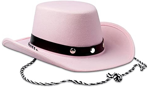 Baby Sized Cowboy hat,Baby Cowgirl Hats Pink 1 Piece, Infant Party Cowboy Hats Size Small Cowboy Hats for Toddler - 20 Circumference - One Size Fits