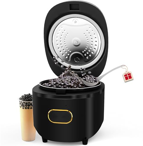 WantJoin Boba Maker Machine Commercial Boba Cooker Commercial Boba Pearl Maker for Bubble Tea Milk Tea Boba Pot for Tapioca Pearls for Restaurants Milk Tea Stores Dessert Stores Lounge Bars 110V