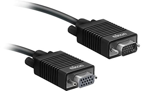 Ekon cavo VGA, maschio femmina, 1.5 metri, VGA 15 pin, per Monitor, laptop, PC, proiettori